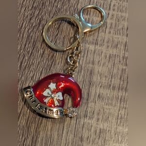 Red Christmas Hat Keychain